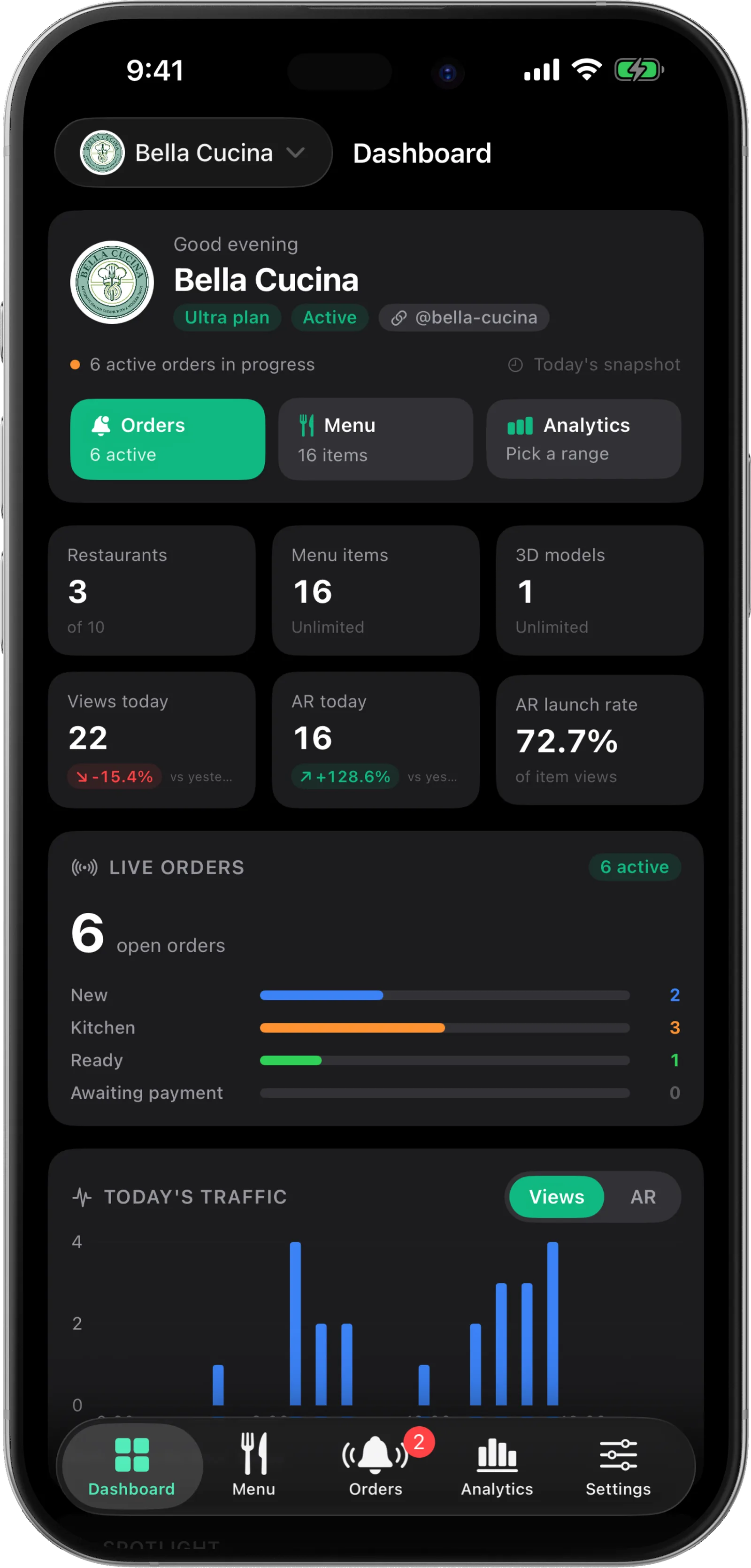 Home Dashboard