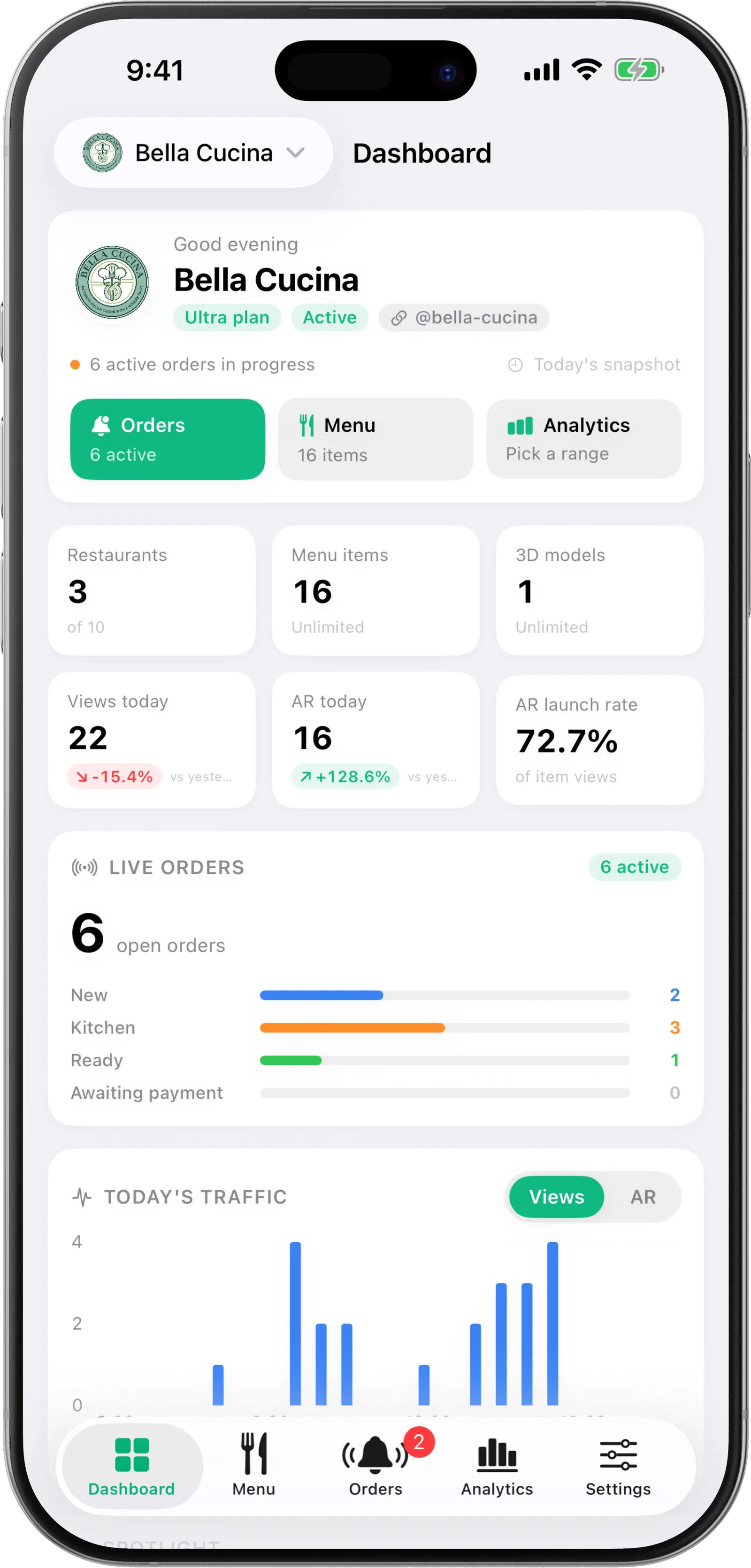 Home Dashboard